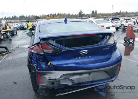 2021 Hyundai Ioniq Electric Se from USA, damaged, VIN KMHC75LJ7MU077128